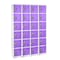 Adiroffice 12 in W, 12 in D, 72 in H, Steel ADI629-206-PUR-4PK - alternate 1
